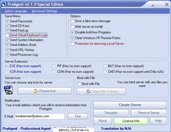 Pro Agent Special Edition - danutz25 - ---===Hacking-ul nostru cel de toate zilele===---