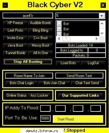 working yahoo b00ter with 150 bots
